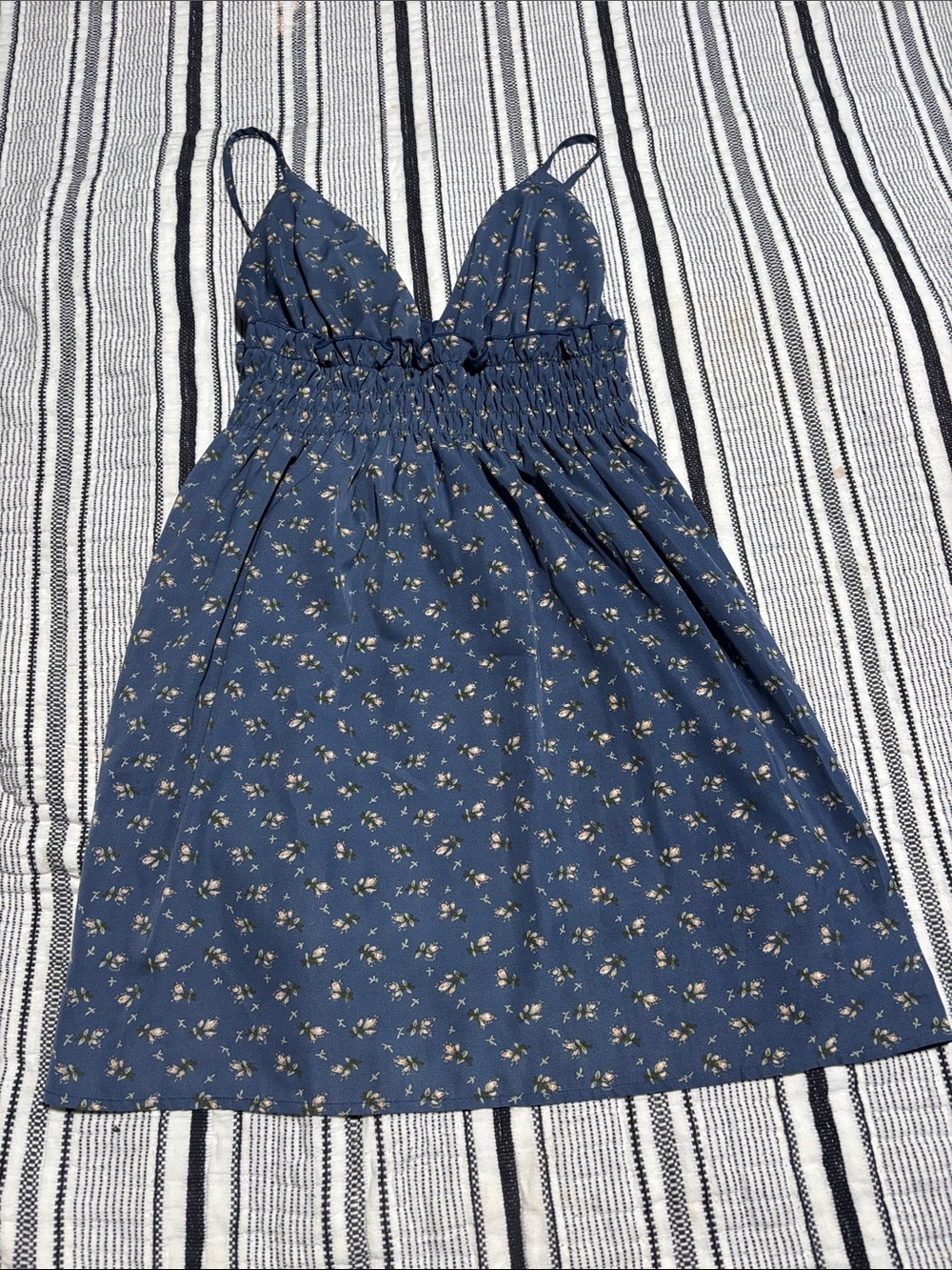 Blue Floral Dress